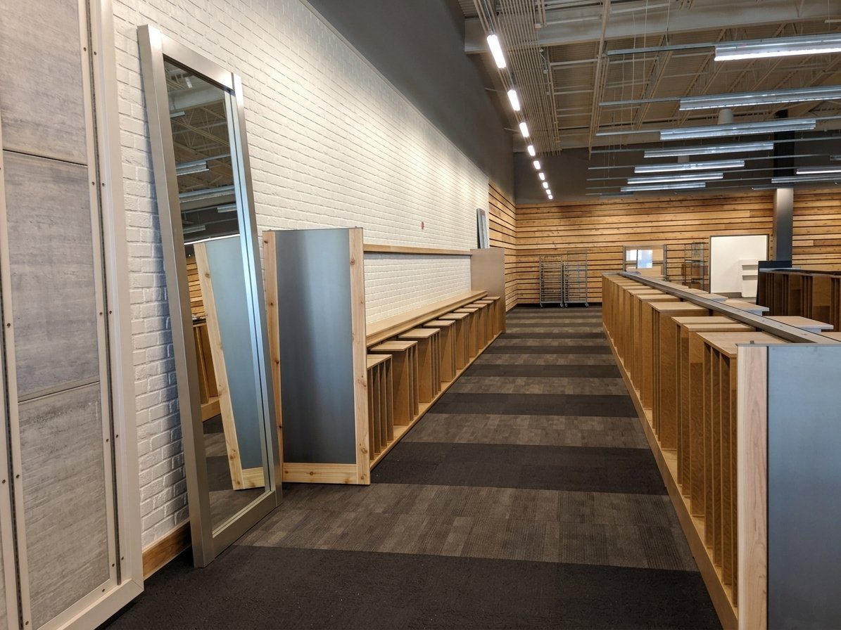 DSW interior progress, Capitol Heights, MD